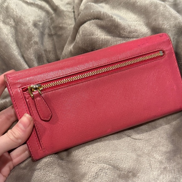 RARE PRADA Saffiano Multicolor Wallet Set with Detachable Card Holder Authentic - Picture 3 of 4